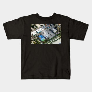 Aerial view of building, Myrtle beach Kids T-Shirt